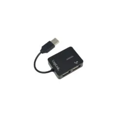 LogiLink USB 2.0 Hub - UA0139 - 4x USB-A Ports, 480 Mbps, Black