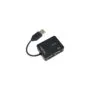 LogiLink USB 2.0 Hub - UA0139 - 4x USB-A Ports, 480 Mbps, Black