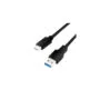 LogiLink USB 3.2 Gen1 A-to-C Cable - 1 m - Black, 5 Gbps, 3A