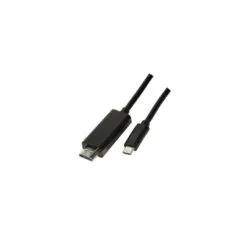 LogiLink USB 3.2 Gen1 USB-C to HDMI Cable - UA0330 - 3 m, 4K@60Hz, Black