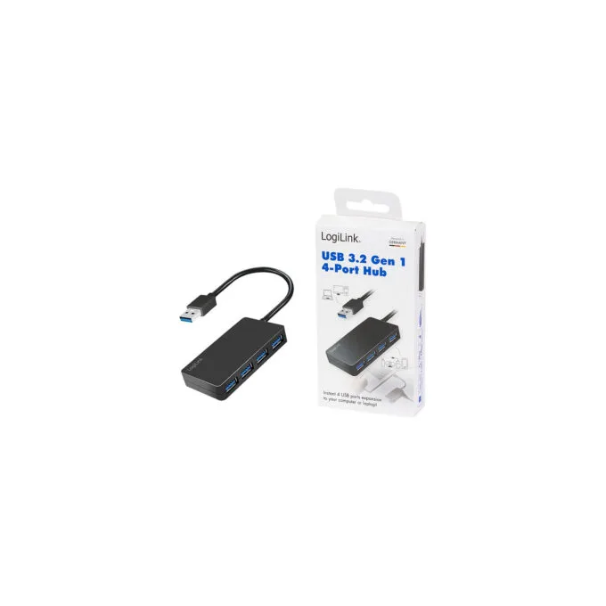 Logilink USB 3.2 HUB 4-port. Gen1 schwarz — image 6