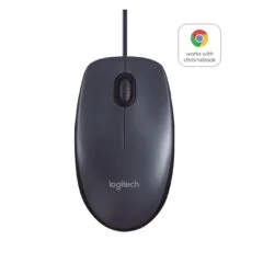 Logitech B100 Optical USB Mouse - 800 DPI Ambidextrous Wired