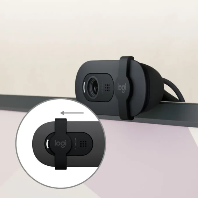 Logitech Brio 105 Webcam - 960-001579 - Full HD 1080p, Graphite, USB-A — image 5