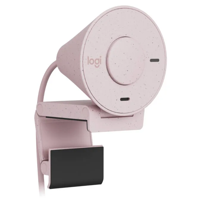 Logitech BRIO 300 - Rose - 1080p Webcam with USB-C, Built-in Microphone — image 6