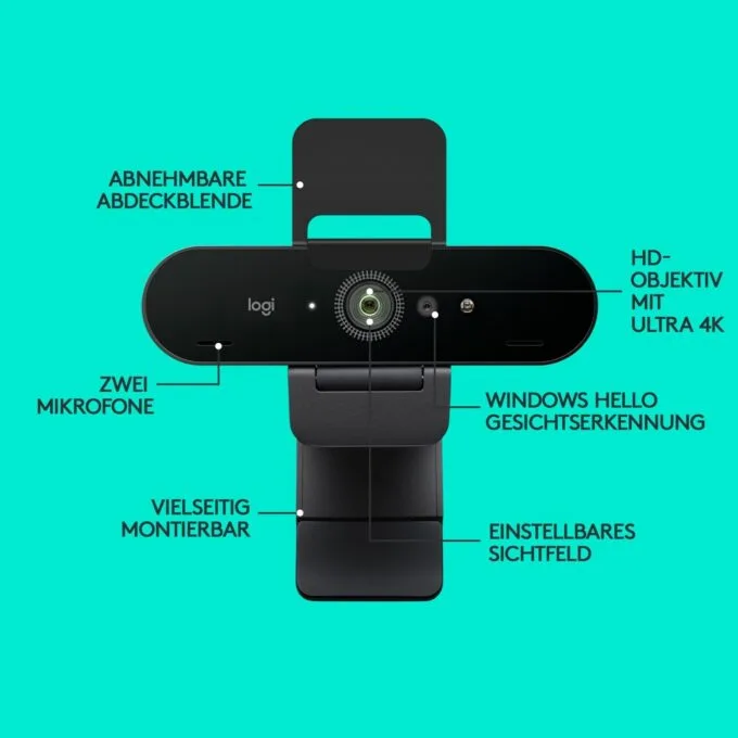 Logitech Brio 4K Stream Edition - 4096x2160, USB-C, 90° FOV — image 3