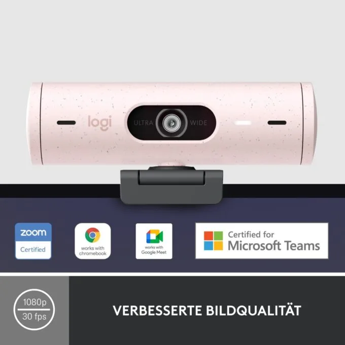 Logitech BRIO 500 - BRIO 500 - 1080p/720p webcam with USB-C and built-in audio — image 19