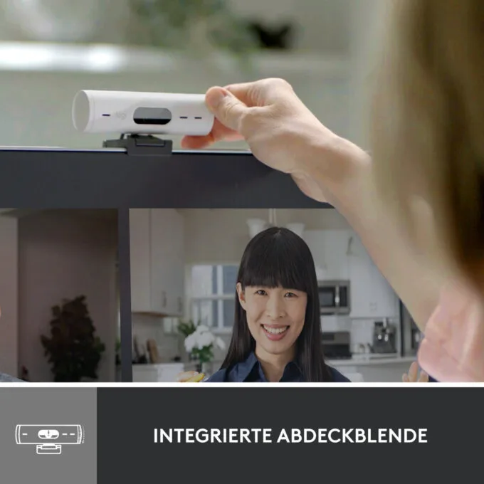 Logitech Brio 500 - Full HD 1080p Webcam, 60 fps, 90° FOV, Privacy Shutter - White — image 4