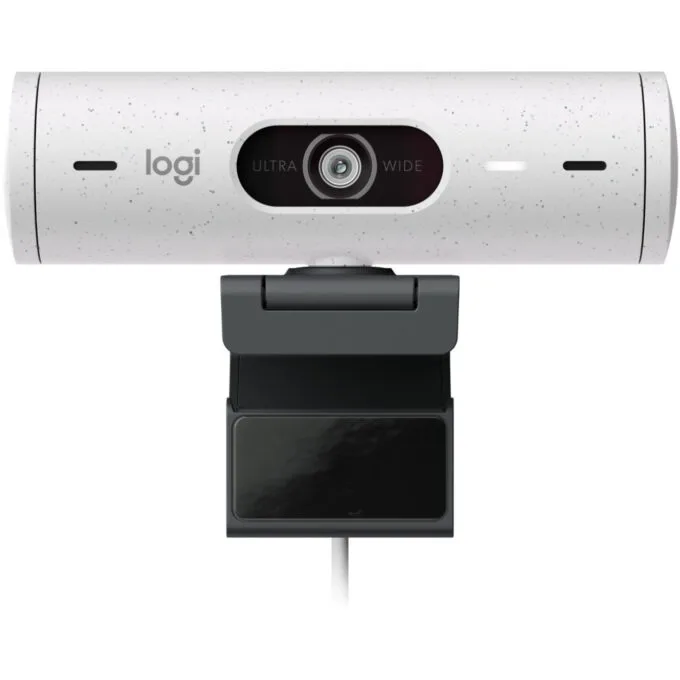 Logitech Brio 500 - Full HD 1080p Webcam, 60 fps, 90° FOV, Privacy Shutter - White — image 1