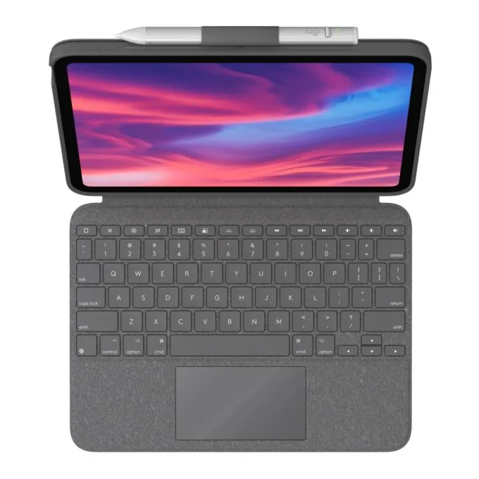 Logitech Combo Touch iPad (2022) - Grey US Layout — image 2