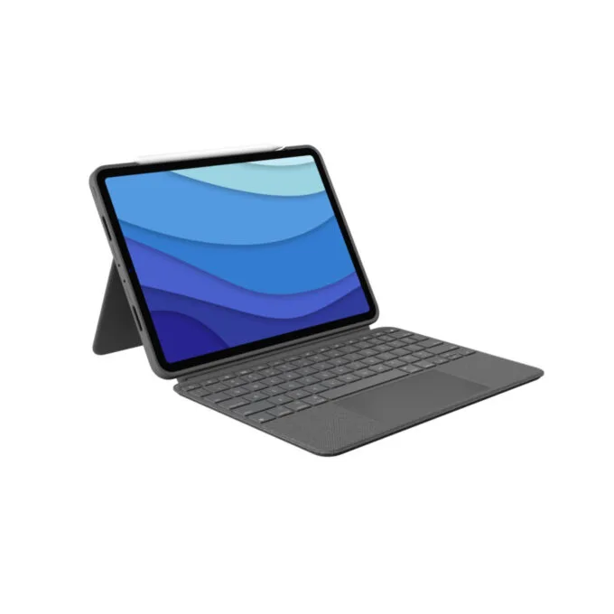 Logitech Combo Touch - iPad Pro 11 (1st/2nd/3rd Gen) - Oxford Gray, German QWERTZ Keyboard, Trackpad, Smart Connector — image 2
