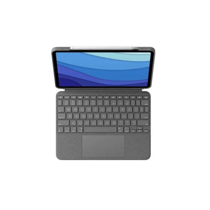 Logitech Combo Touch - iPad Pro 11 (1st/2nd/3rd Gen) - Oxford Gray, German QWERTZ Keyboard, Trackpad, Smart Connector — image 3