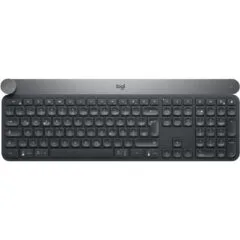 Logitech Craft Advanced - Wireless Full-Size QWERTZ Keyboard - Black/Grey, 2.4GHz + Bluetooth, Creative Input Dial