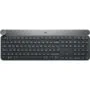 Logitech Craft Advanced - Wireless Full-Size QWERTZ Keyboard - Black/Grey, 2.4GHz + Bluetooth, Creative Input Dial