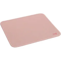 Logitech Desk Mat Studio Series - Dark Rose Pink - Spill-Resistant, Recycled Polyester Surface, Non-Slip Rubber Base