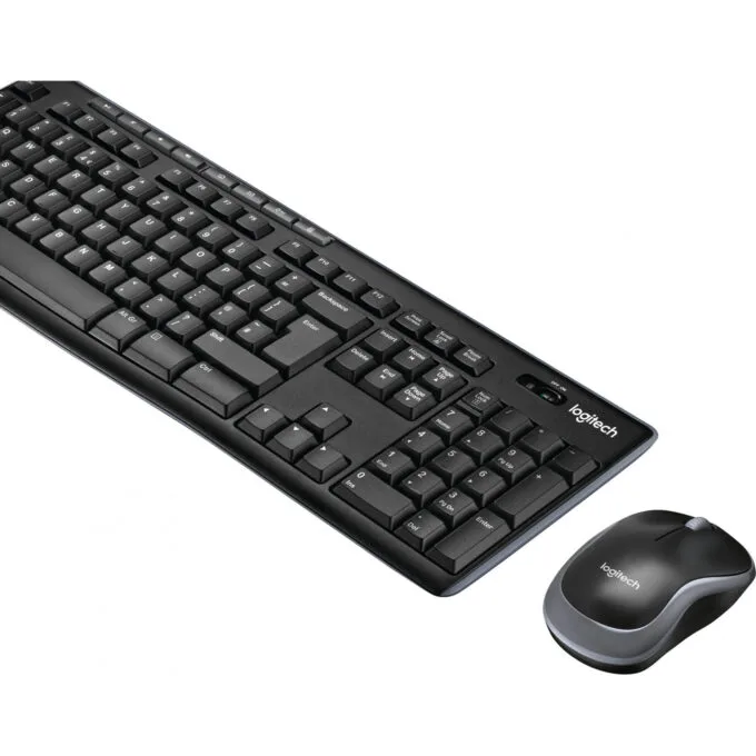 Logitech Desktop MK270 - Wireless Combo - AZERTY French, Full-size 100%, 2.4GHz RF, Black — image 4