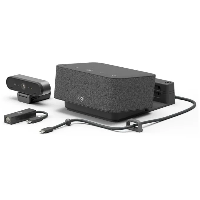 Logitech Dock Focus Room Kit - BRIO - Ultra HD Pro Webcam, Video Conferencing Dock Certified — image 1