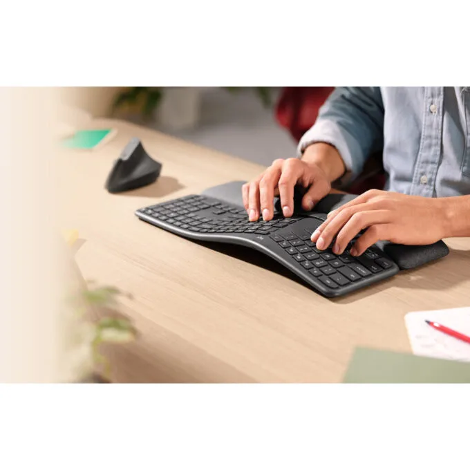 Logitech ERGO K860 GRAPHITE PAN NORDIC — image 7