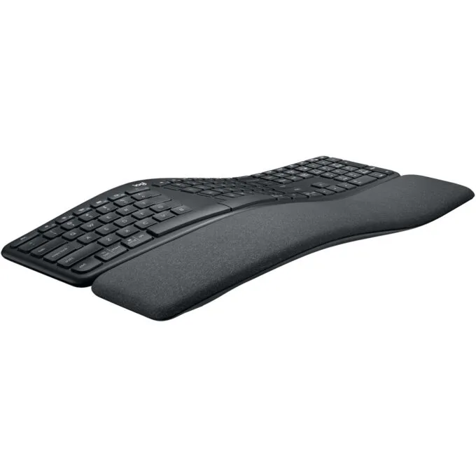 Logitech ERGO K860 - Wireless Ergonomic Curved Full-Size Keyboard, Graphite, French AZERTY — image 2