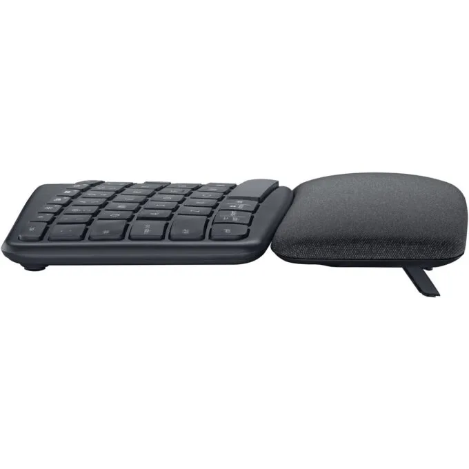 Logitech ERGO K860 - Wireless Ergonomic Curved Full-Size Keyboard, Graphite, French AZERTY — image 4