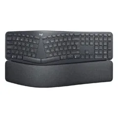 Logitech ERGO K860 Wireless Ergonomic Keyboard - Graphite - US International, Bluetooth 5.0 & 2.4GHz
