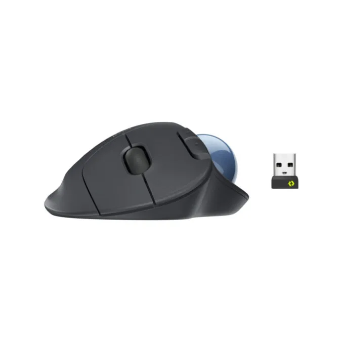 Logitech ERGO M575 Wireless Trackball - 910-006221 - Graphite, Right-Hand Ergonomic, RF (Logi Bolt) + Bluetooth — image 2