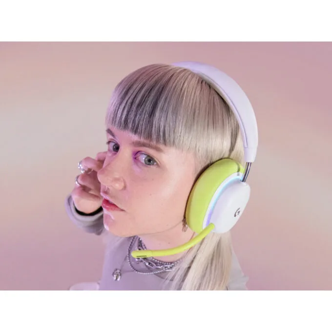Logitech G G735 - LIGHTSPEED + Bluetooth Dual Wireless Gaming Headset, White Mist, 3.5mm — image 8