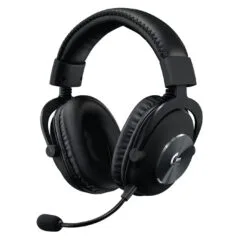 Logitech G Pro X Headset - Wired Gaming Headset, Black, 50mm Neodymium Drivers, DTS:X 7.1, Cardioid Boom Mic