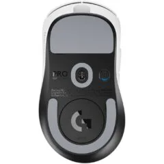 Logitech G PRO X SUPERLIGHT 2 DEX - G PRO X SUPERLIGHT 2 DEX - Ergonomic, Right-Handed, Optical, 5 Buttons, Wireless, White