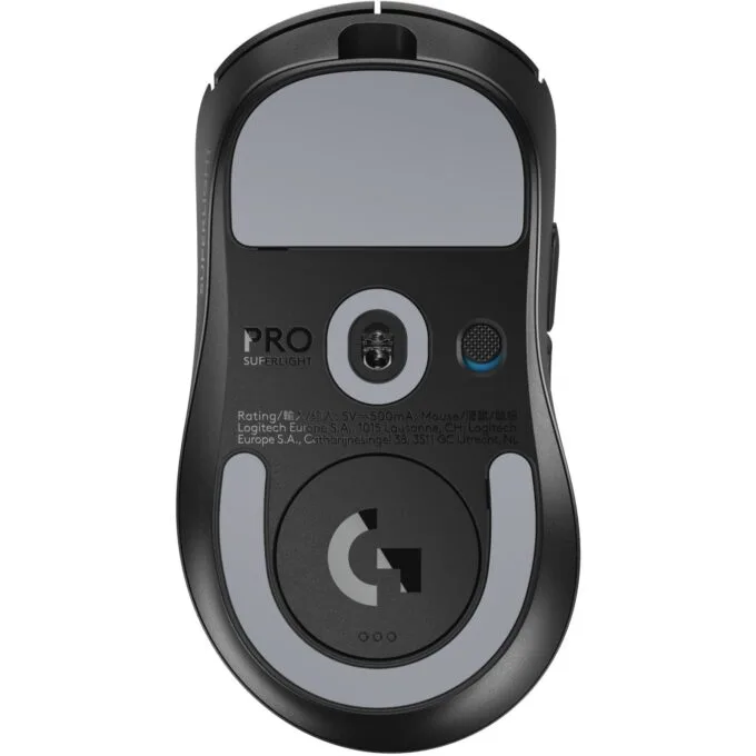 Logitech G PRO X SUPERLIGHT 2 DEX - G PRO X SUPERLIGHT 2 DEX - Right-Hand Ergonomic Wireless Optical Mouse, 5 Buttons, Black — image 2