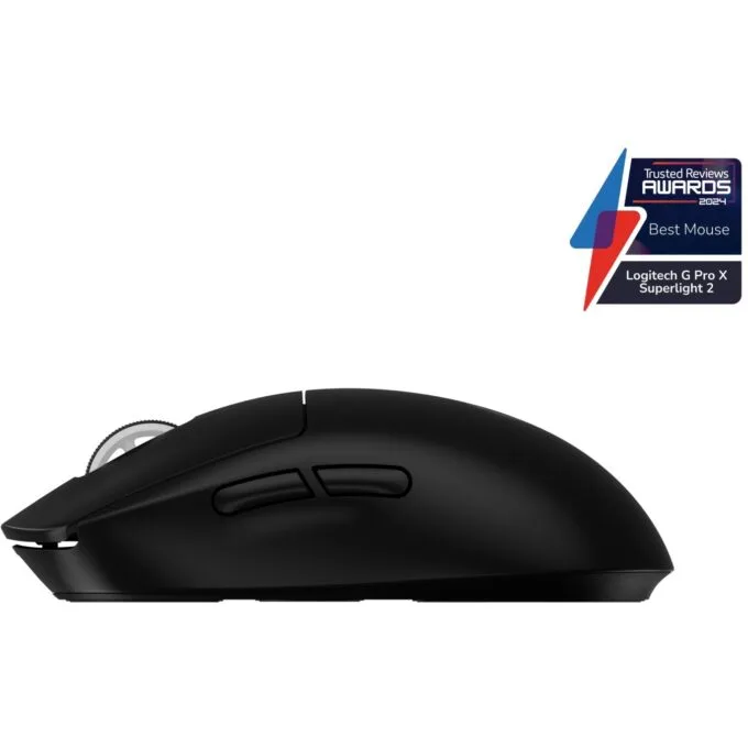 Logitech G PRO X SUPERLIGHT 2 Wireless Gaming Mouse - 60g HERO 2 44K DPI - Black — image 3