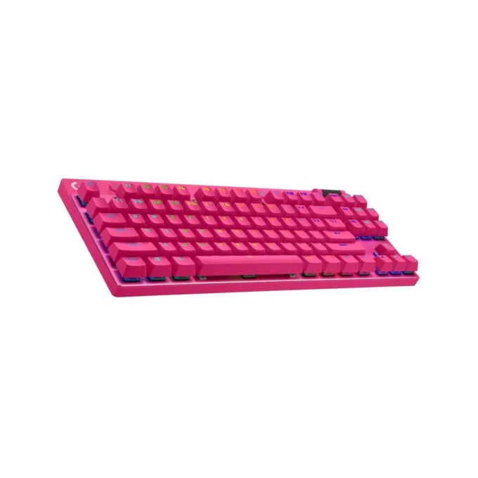 Logitech G PRO X TKL LIGHTSPEED - Magenta Wireless Tenkeyless Mechanical Keyboard — image 2