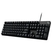 Logitech G413 SE - US Layout - Mechanical Tactile Gaming Keyboard, White LED, Black, Wired USB, PBT Keycaps