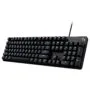 Logitech G413 SE - US Layout - Mechanical Tactile Gaming Keyboard, White LED, Black, Wired USB, PBT Keycaps