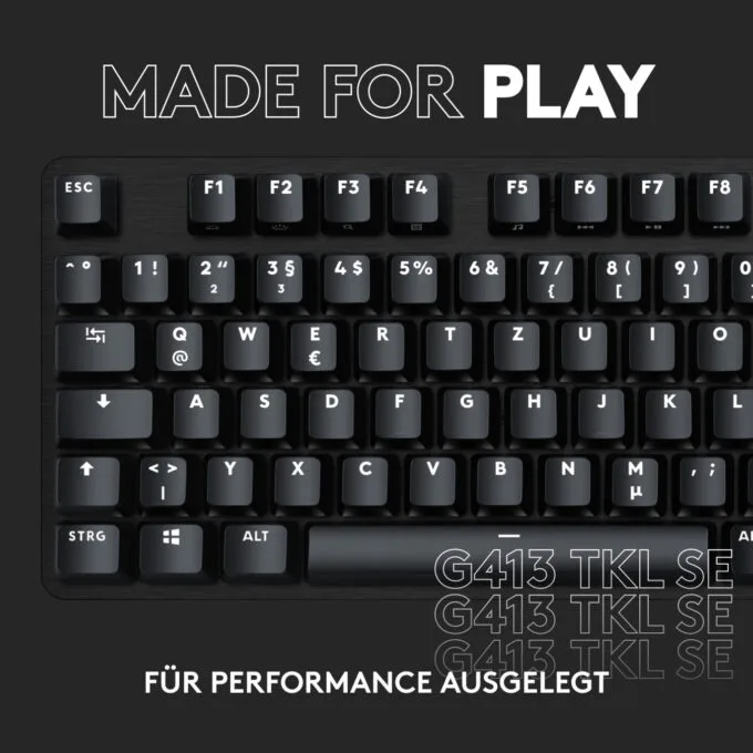 Logitech G413 TKL SE - Tenkeyless Mechanical Gaming Keyboard - Black — image 7