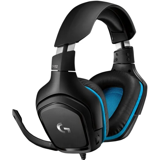 Logitech G432 Gaming Headset - 50mm Drivers DTS 7.1 - 981-000769 — image 2