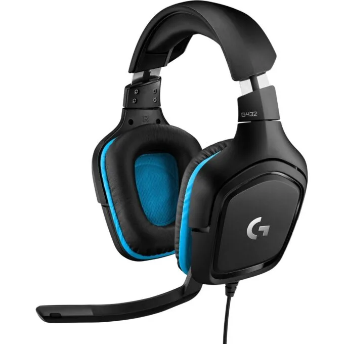Logitech G432 Gaming Headset - 50mm Drivers DTS 7.1 - 981-000769 — image 5