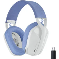 Logitech G435 LIGHTSPEED Wireless Gaming Headset - G435 - Dual 2.4GHz & Bluetooth, Off-White/Lilac, Discord Certified