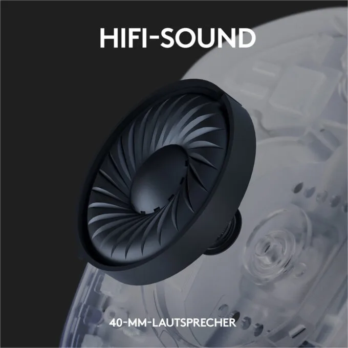 Logitech G435 LIGHTSPEED Wireless Gaming Headset - G435 - Dual 2.4GHz & Bluetooth, Off-White/Lilac, Discord Certified — image 4