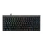 Logitech G515 TKL - Low-Profile GL Tactile Mechanical Keyboard, Tenkeyless, USB-C Wired, Per-Key RGB, Black