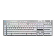 Logitech G915 X LIGHTSPEED - G920-012686 - Low-Profile Mechanical RGB Wireless Keyboard, White, German QWERTZ