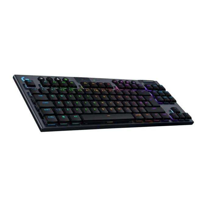 Logitech G915 X LIGHTSPEED TKL - Tri-Mode Wireless Low-Profile GL Clicky Mechanical Keyboard, Black — image 3