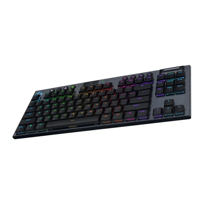 Logitech G915 X LIGHTSPEED TKL - Tri-Mode Wireless Low-Profile GL Clicky Mechanical Keyboard, Black — image 4