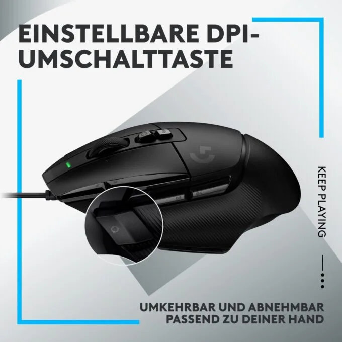 Logitech Gaming G502 X - G502 X - Black, RGB, Wired USB — image 3