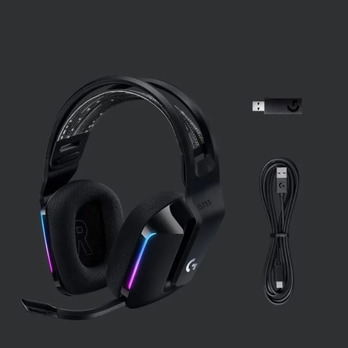 Logitech Gaming Headset Lightspeed - G733 - Black — image 10