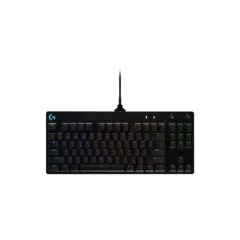 Logitech Gaming Pro USB Qwertz GX Blue mechanical kabelgebunden black - Black, GX Blue mechanical, Wired USB