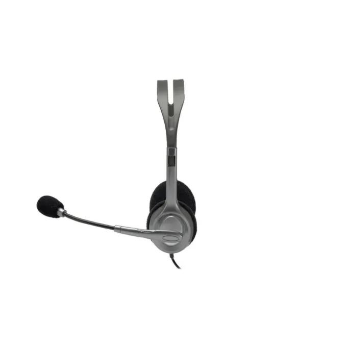 Logitech H110 Headset 981-000271 Wired Stereo 3.5mm On-ear Boom Mic — image 3