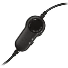 Logitech H151 Stereo On-Ear Headset - Wired 3.5mm Black Boom Mic Inline Controls