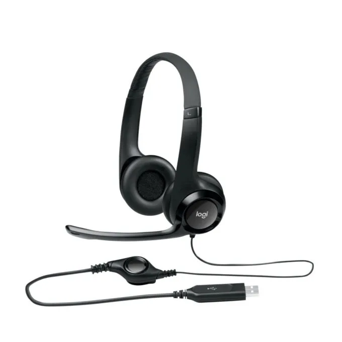 Logitech H390 USB-A Wired On-Ear Headset with Noise-Cancelling Mic — image 6