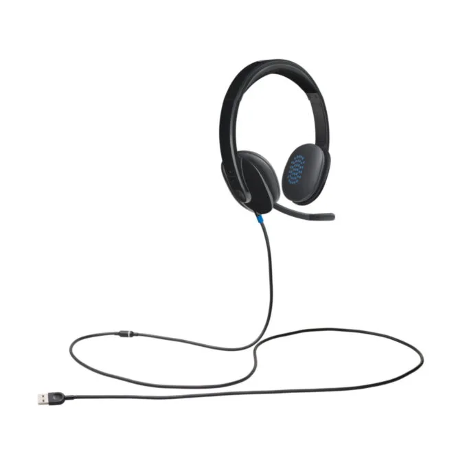 Logitech H540 981-000480 Wired USB-A On-ear Headset Black Noise-Reducing Mic — image 4