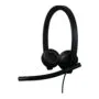 Logitech H570e USB-A Stereo Headset - Wired On-ear, Black, In-line Controls
